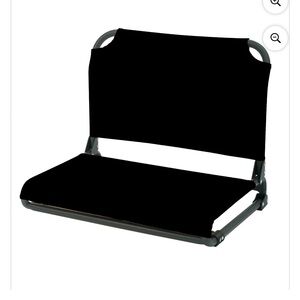 Black Portable Stadium Seat